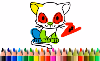BTS Cat Coloring Book