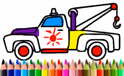 BTS Trucks Coloring Book