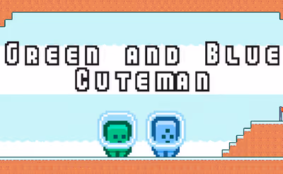 Green and Blue Cuteman