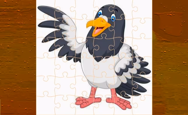 Cartoon Pigeon Jigsaw Puzzles