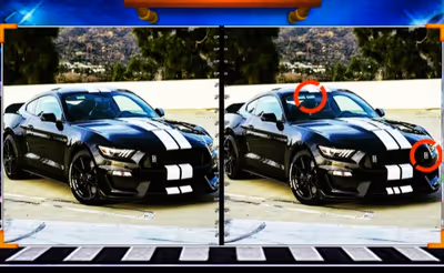 Fancy Mustang Spot the Difference