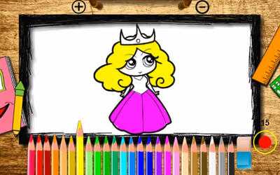 BTS Princess Coloring Book