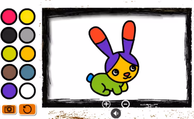 Easy Kids Coloring Book
