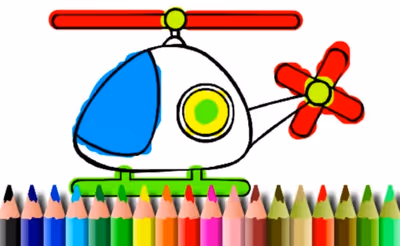 BTS Helicopter Coloring Book