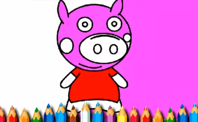 BTS Pig Coloring Book