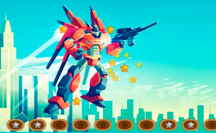 Alien Robot Warrior Hidden