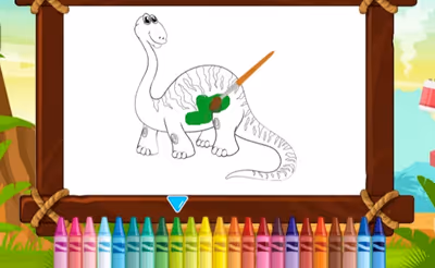 Scary Reptiles Coloring