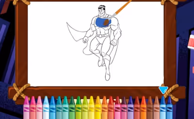 Amazing Superheroes Coloring