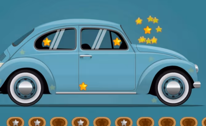 Classic Old And New Cars Hidden