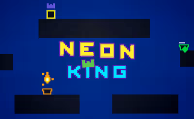 Neon King - A local multiplayer Platformer