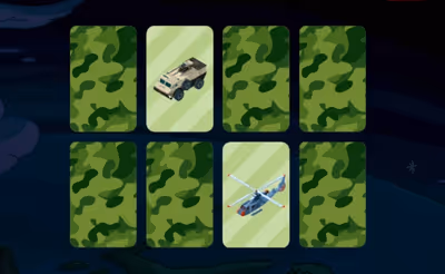 Army Vehicles And Aircraft Memory