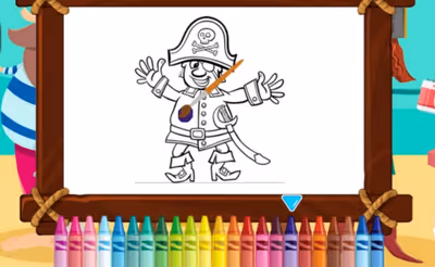 Pirate Travel Coloring