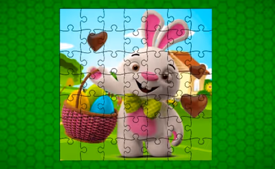 Easter Bunny Eggs Jigsaw