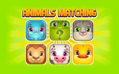 Animals Memory Matching
