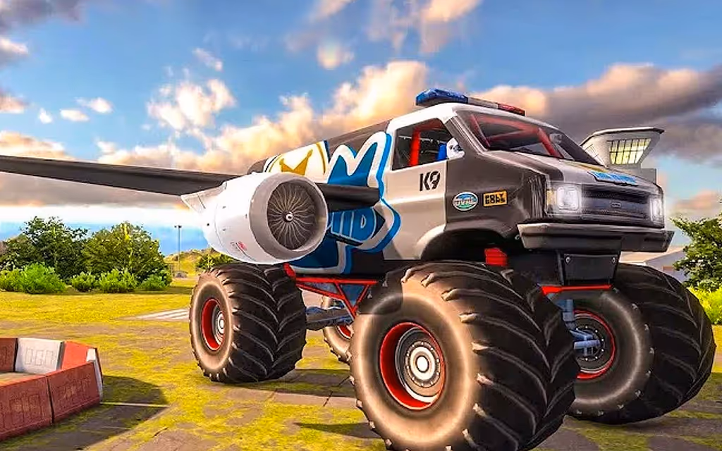Real Flying Truck Simulator 3D