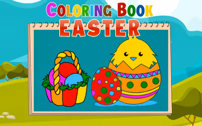 Coloring Book Easter