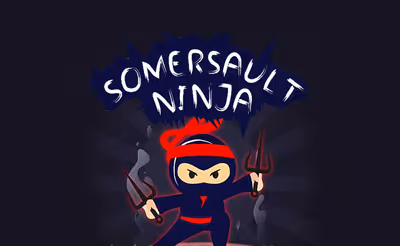 Somersault Ninja-Samurai Ninja Jump