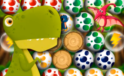 Egg Shooter Bubble Dinosaur