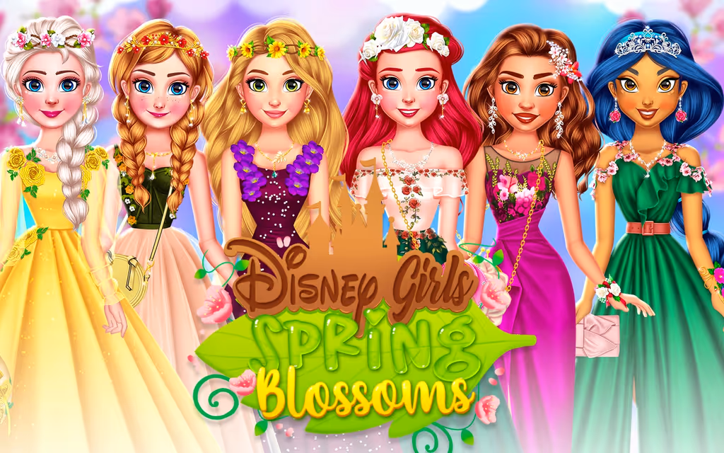 Princess Girls Spring Blossoms