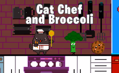 Cat Chef and Broccoli
