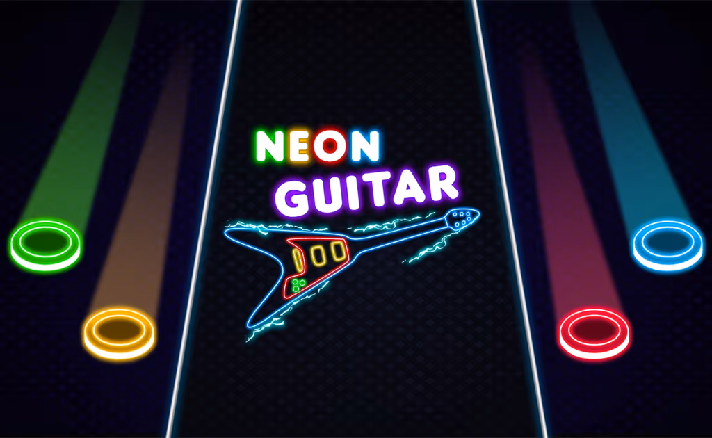 Neon Guitar