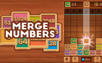 Merge Numbers Wooden Edition