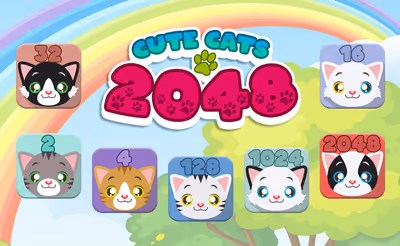 Cute Cats 2048