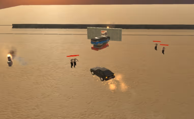 Car vs Zombie Derby