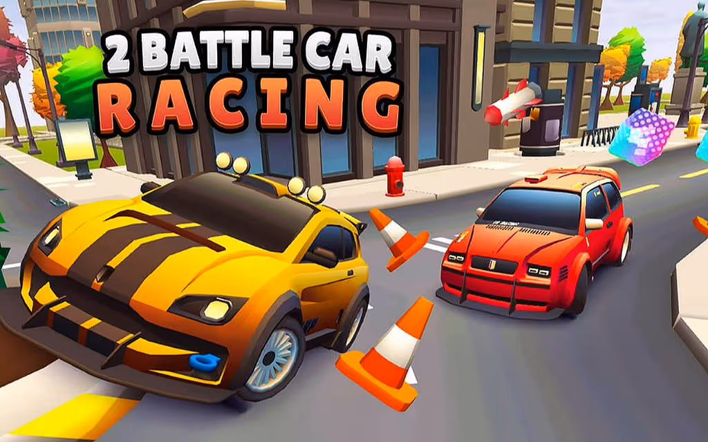 2 Player Battle Car Racing