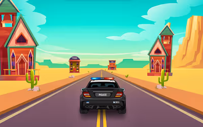 Police Car Drive