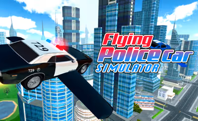 Flying Police Car Simulator