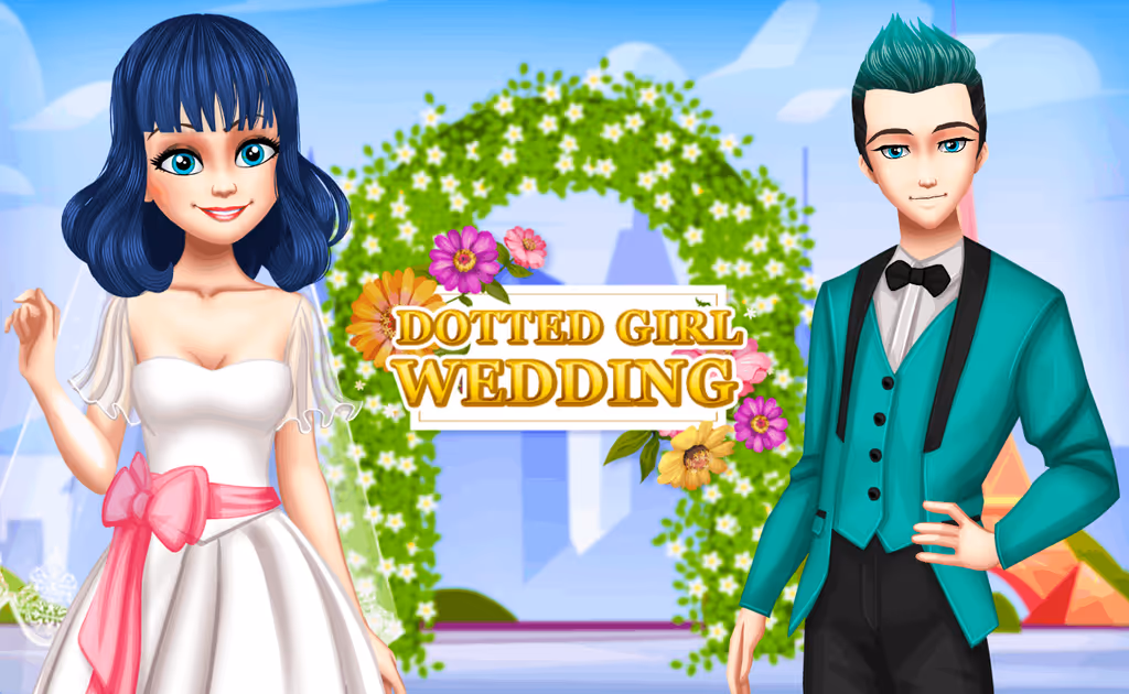 Dotted Girl Wedding