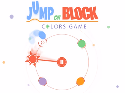Jump or Block Colors Game