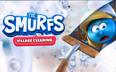 The Smurfs Village Cleaning