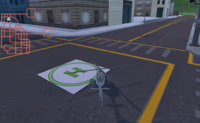 Helicopter Parking and Racing Simulator