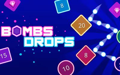Bombs Drops - Physics balls