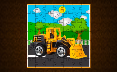 Construction Vehicle Jigsaw