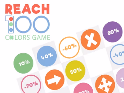Reach 100 Colors Game