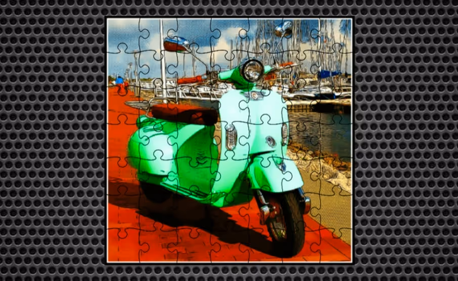 Scooter Bike Jigsaw