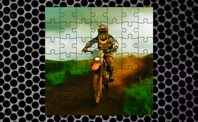 Motocross Drivers Jigsaw