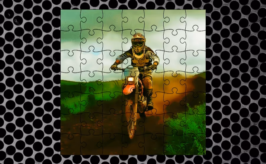 Motocross Drivers Jigsaw