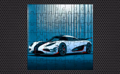 Luxury Swedish Cars Jigsaw