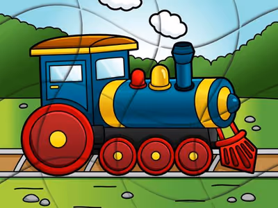 Transport Wavy Jigsaw