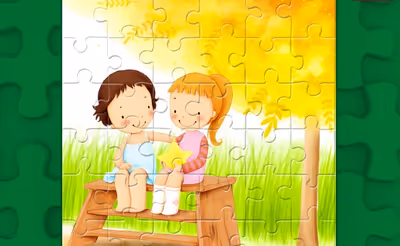 Cartoon Children's Day Puzzle