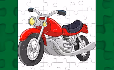 Cartoon Motorcycles Puzzle