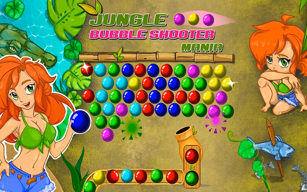 Jungle Bubble Shooter Mania
