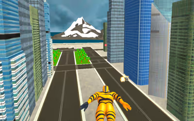 Flying Superhero Revenge Grand City Captain