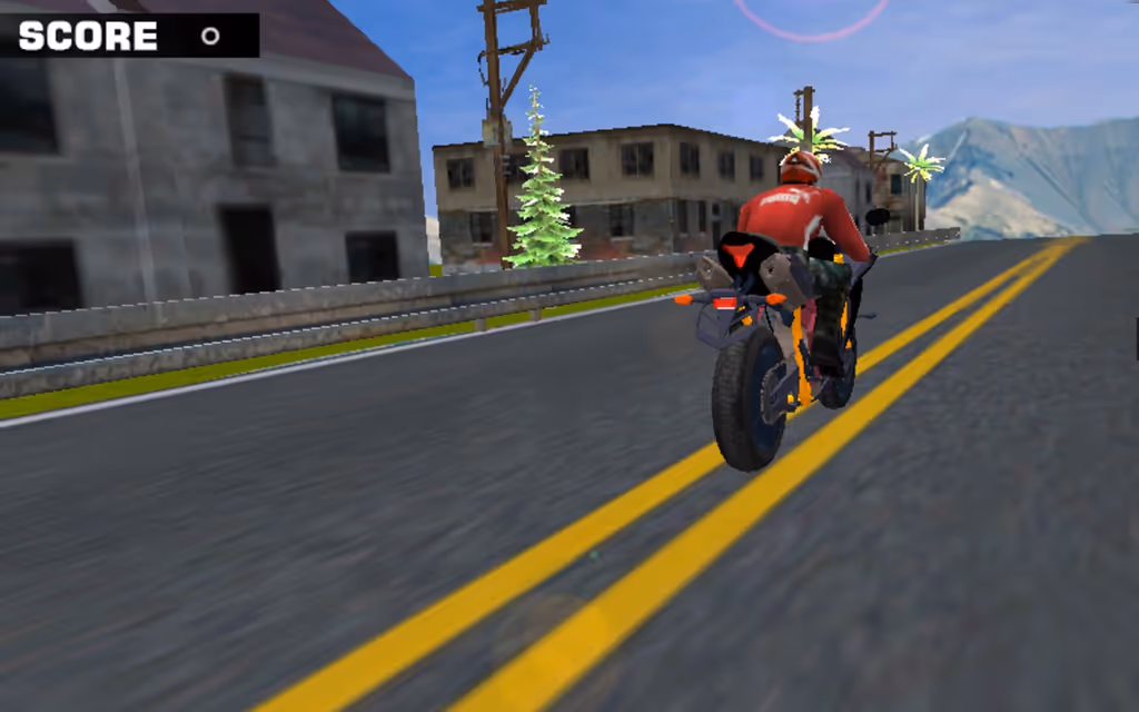 Racing Moto Rush Driving