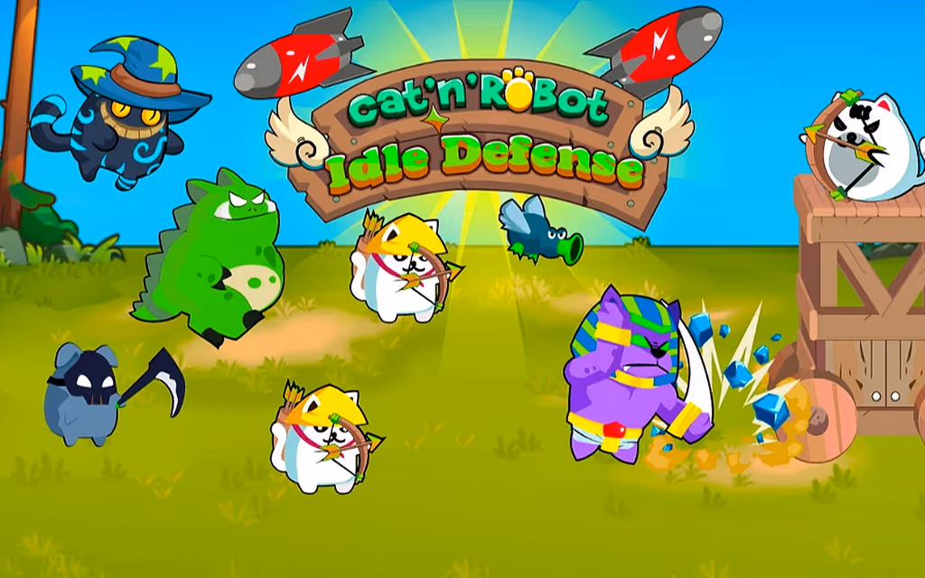 Cat'n'Robot Idle Defense