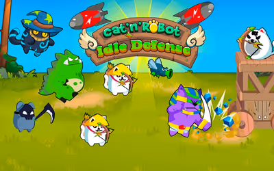 Cat'n'Robot Idle Defense